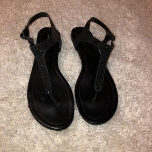 Baldino black strap sandals